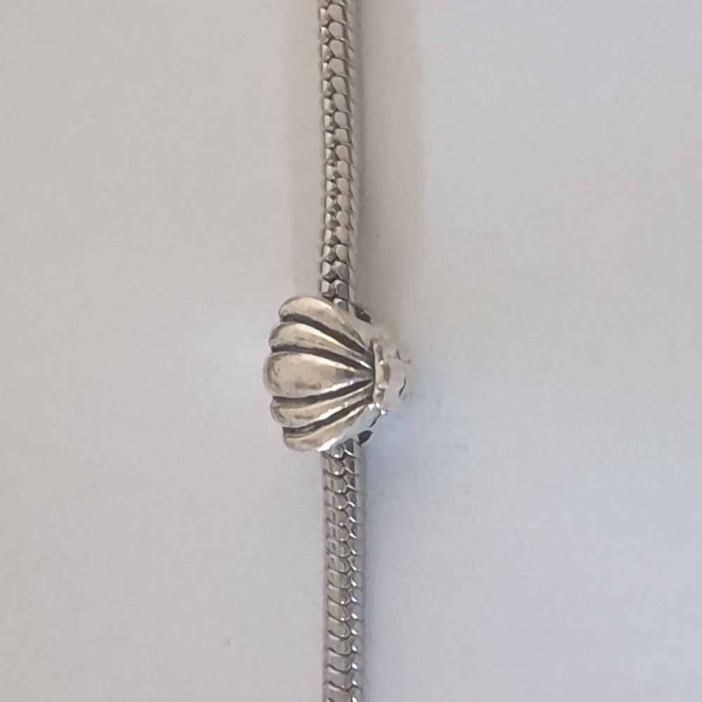 Silver Seashell Charm for‎ Pandora Style Bracelet